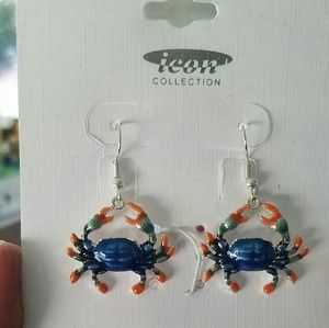 Crab earrings